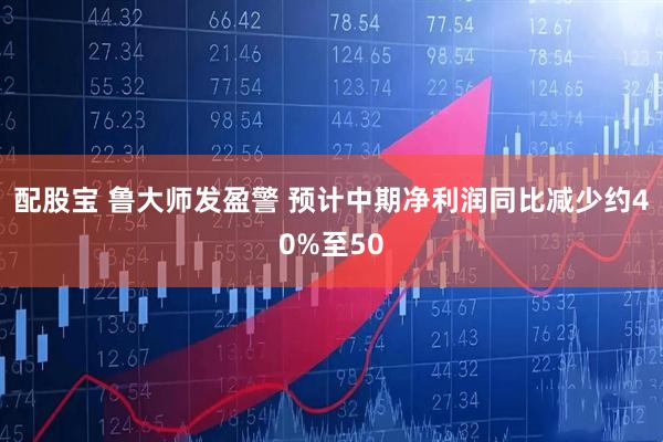 配股宝 鲁大师发盈警 预计中期净利润同比减少约40%至50